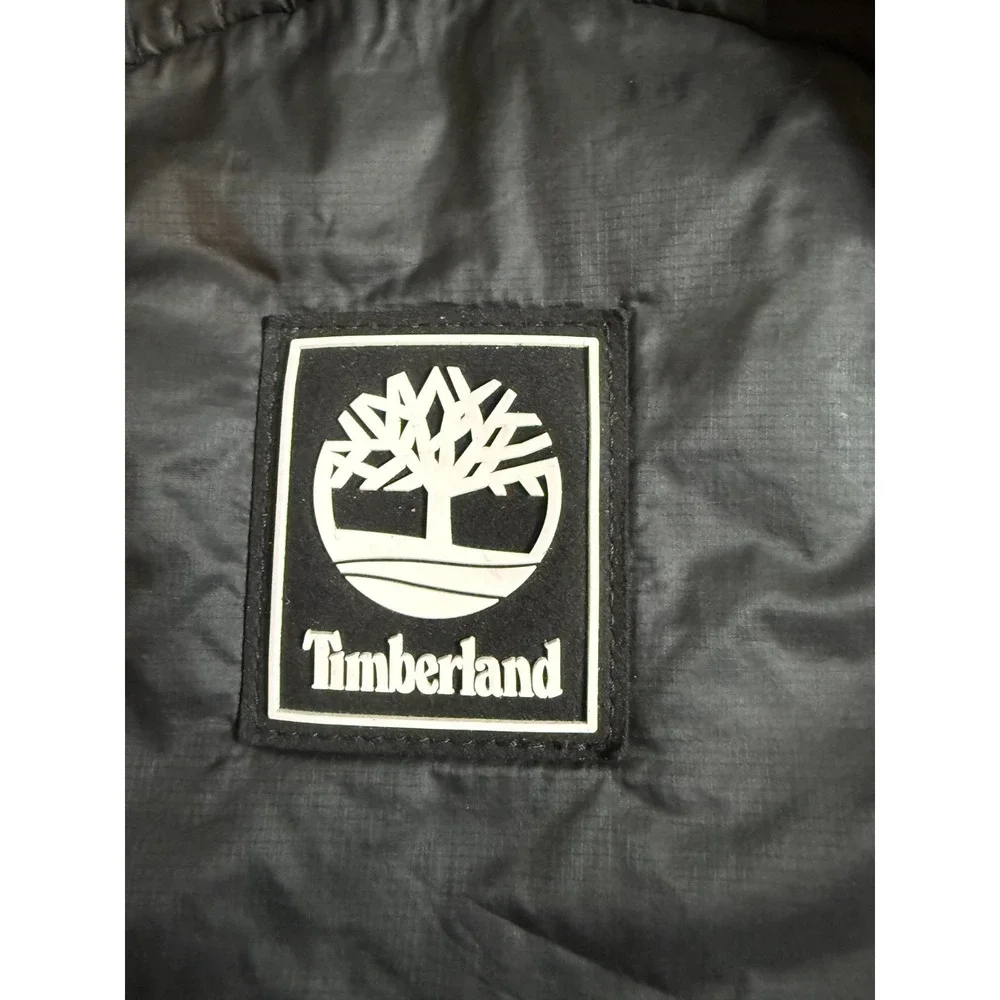 Timberland Black Nylon Backpack Daypack School Travel Bag‎ Mesh Pockets